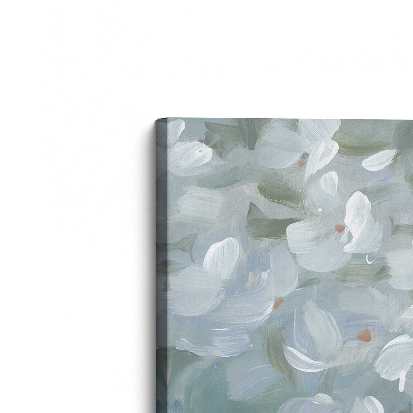 [Color:Stretched Canvas], Picture of the corner of the art