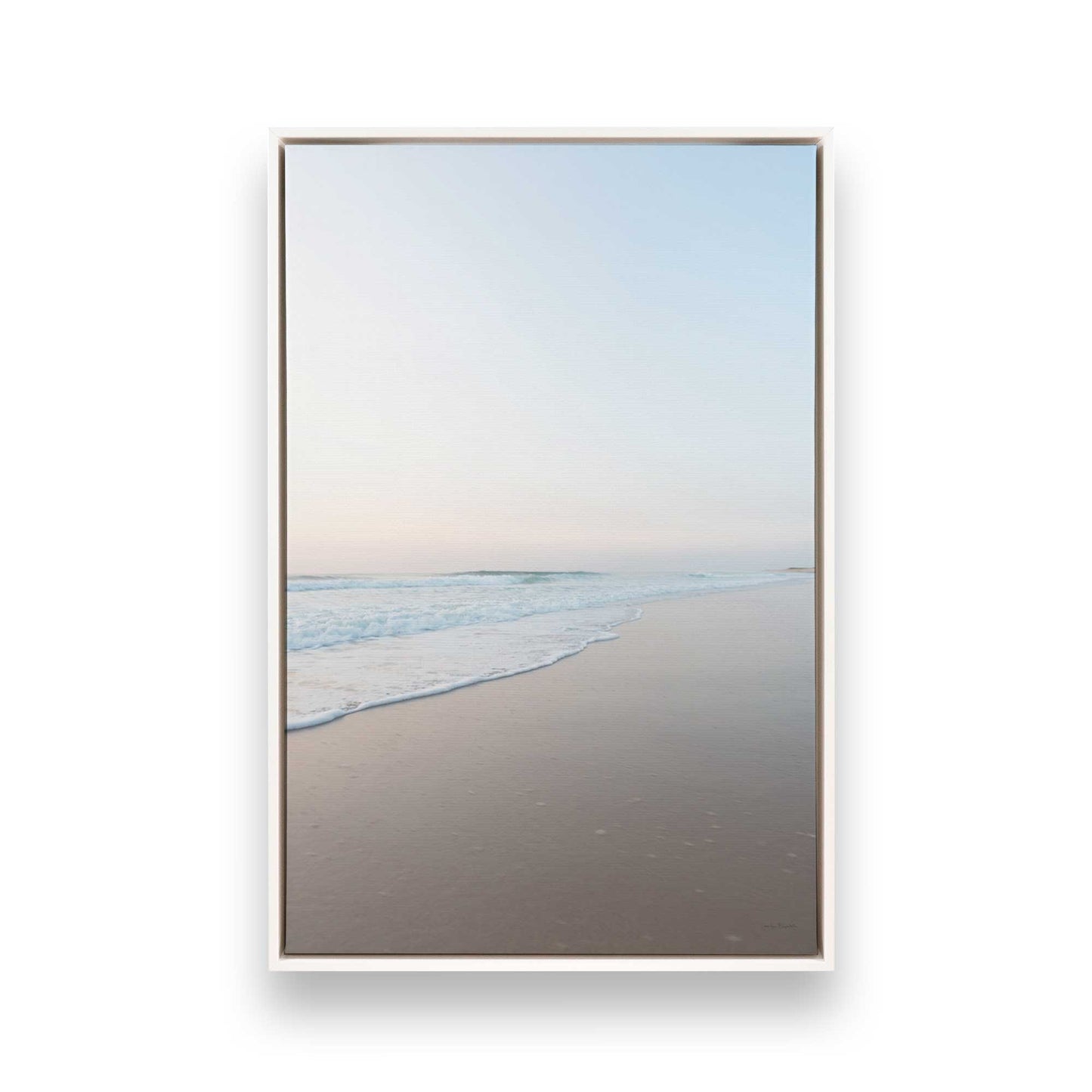 [Color:Opaque White], Picture of art in a White frame