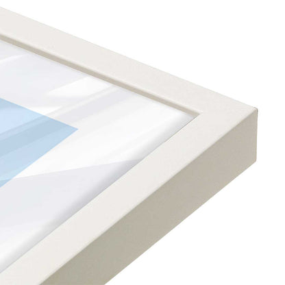 [Color:Opaque White], Picture of art in a Opaque White frame at an angle