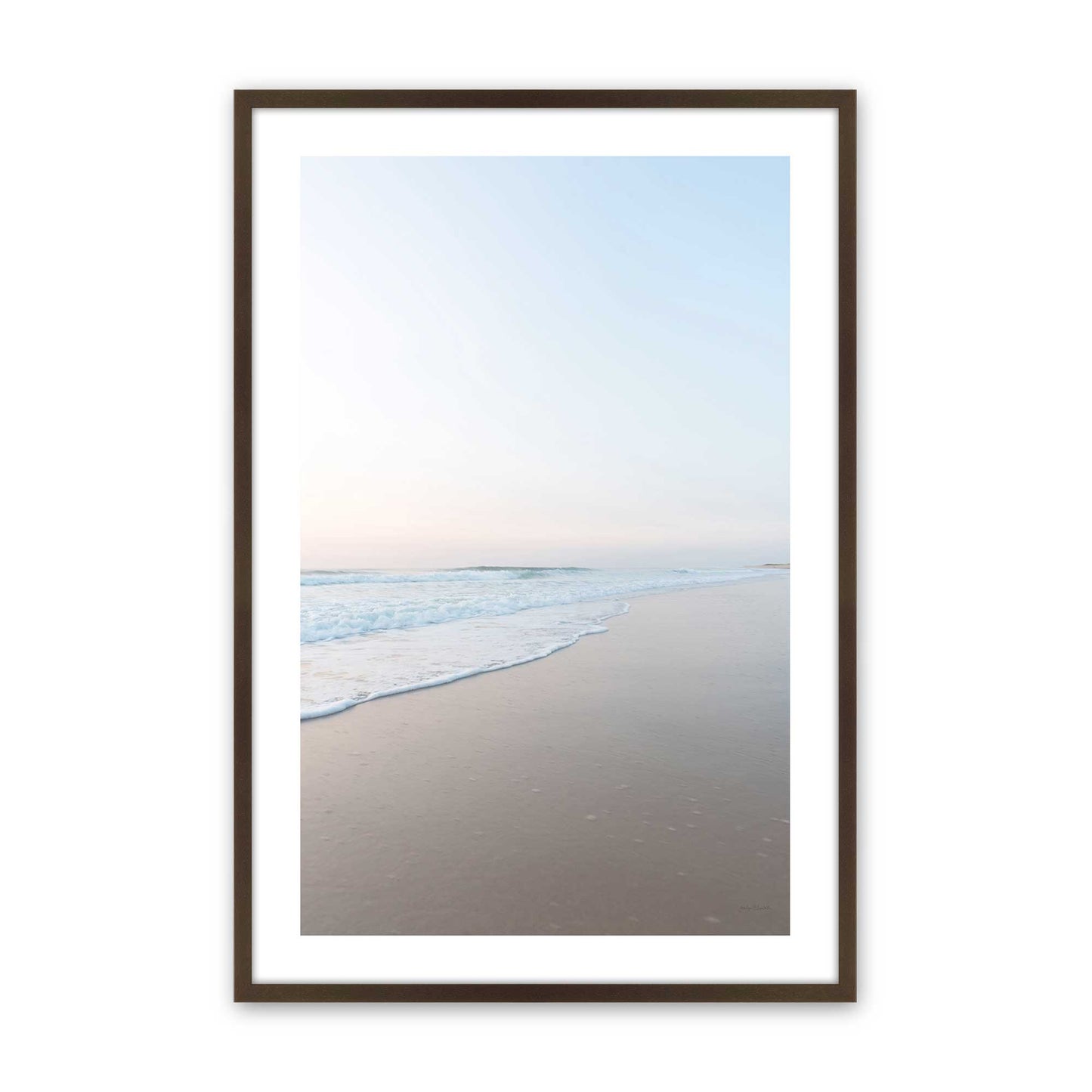 [Color:Brown], Picture of art in a Brown frame