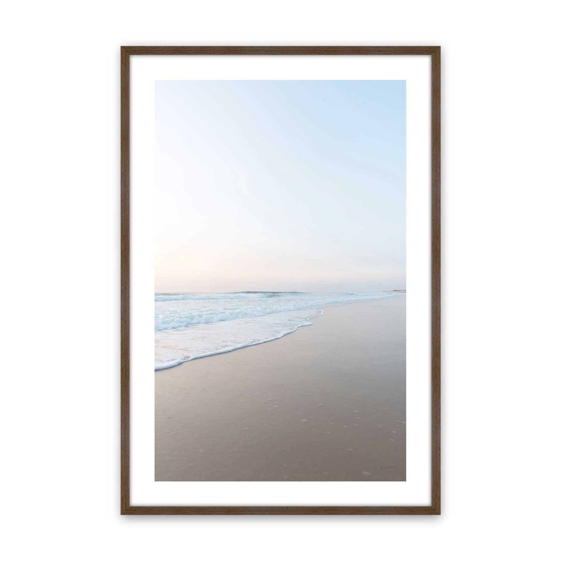 [Color:Walnut], Picture of art in a Walnut frame