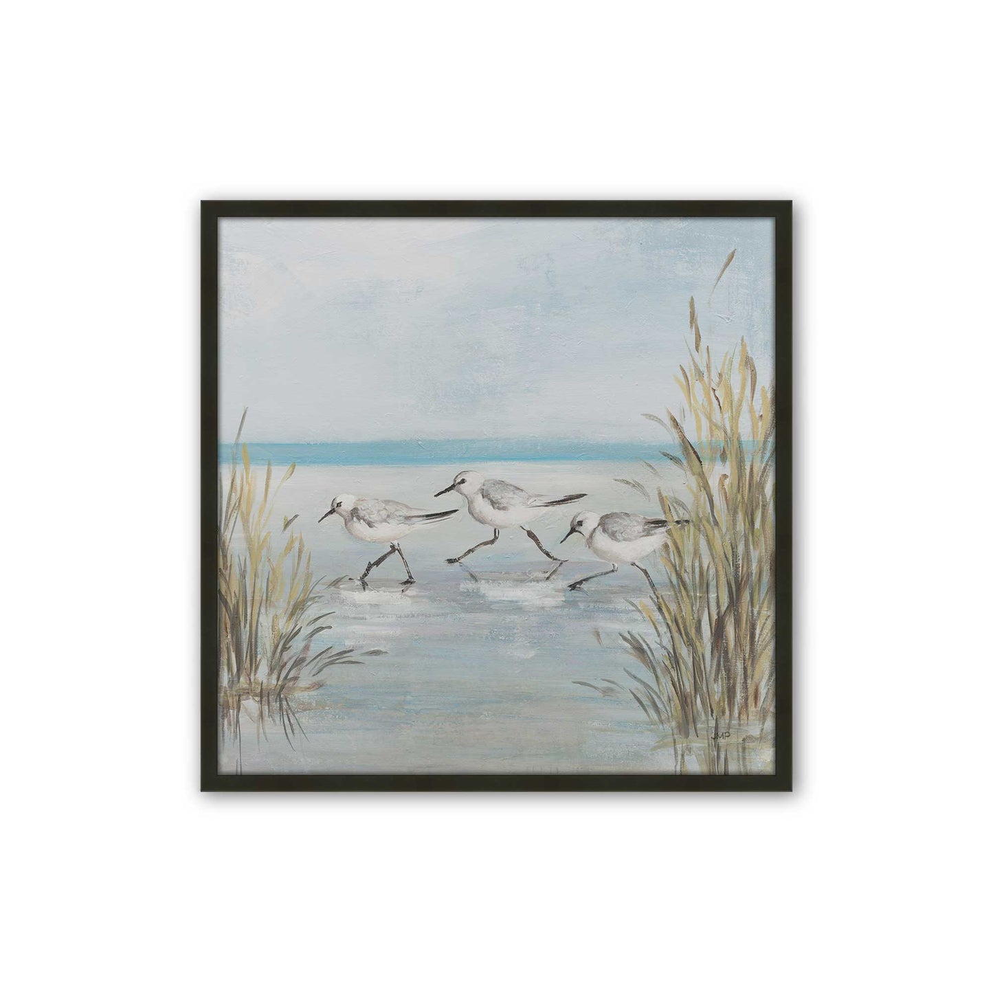 [Color:Satin Black], Picture of art in a Satin Black frame