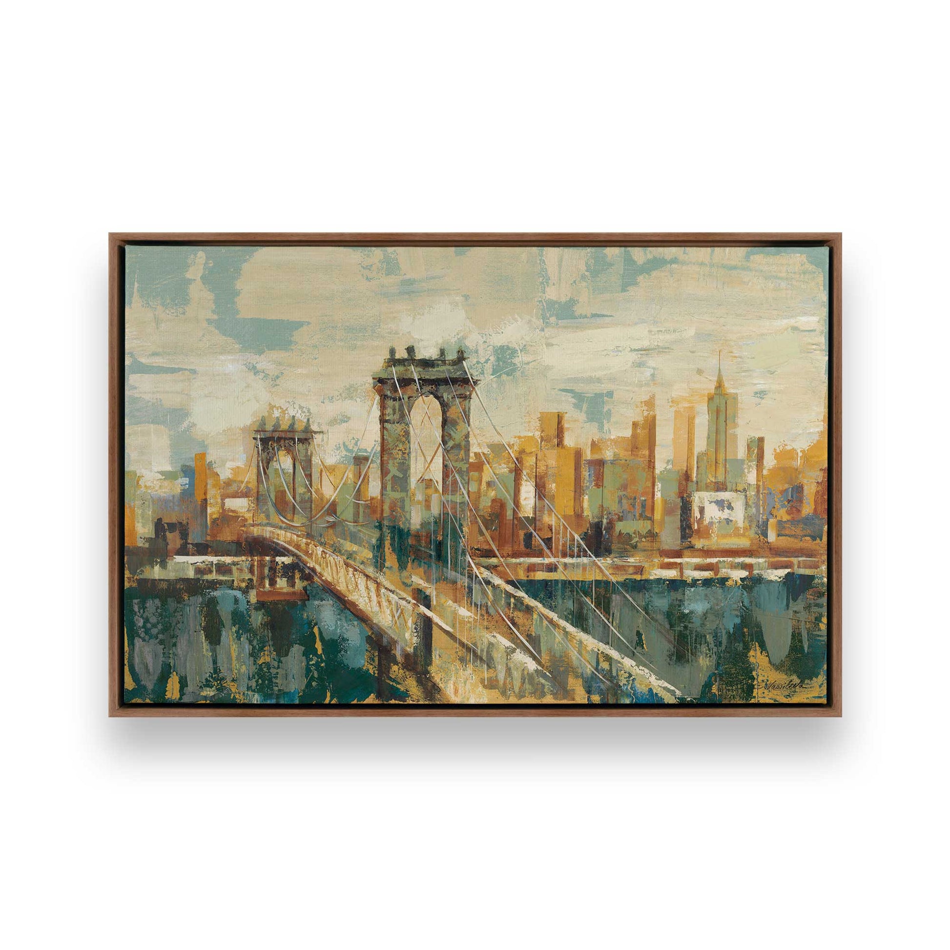 [Color:Walnut], Picture of art in a Walnut frame