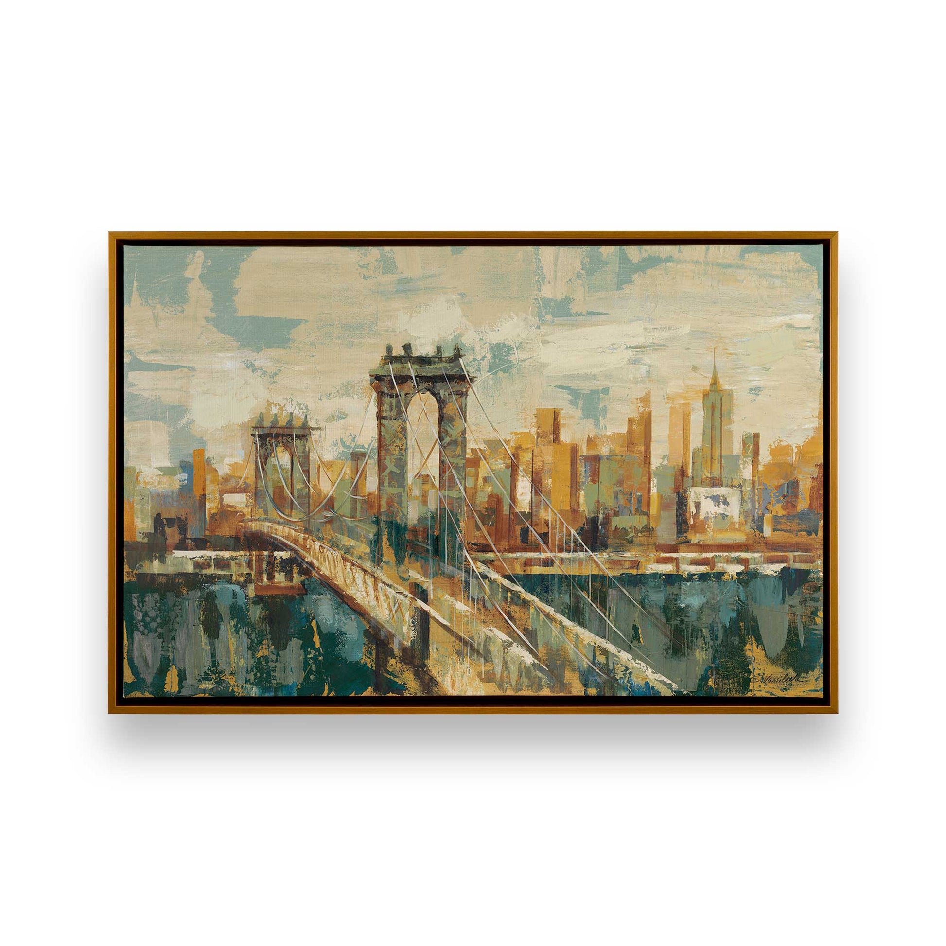 [Color:Polished Gold], Picture of art in a Polished Gold frame