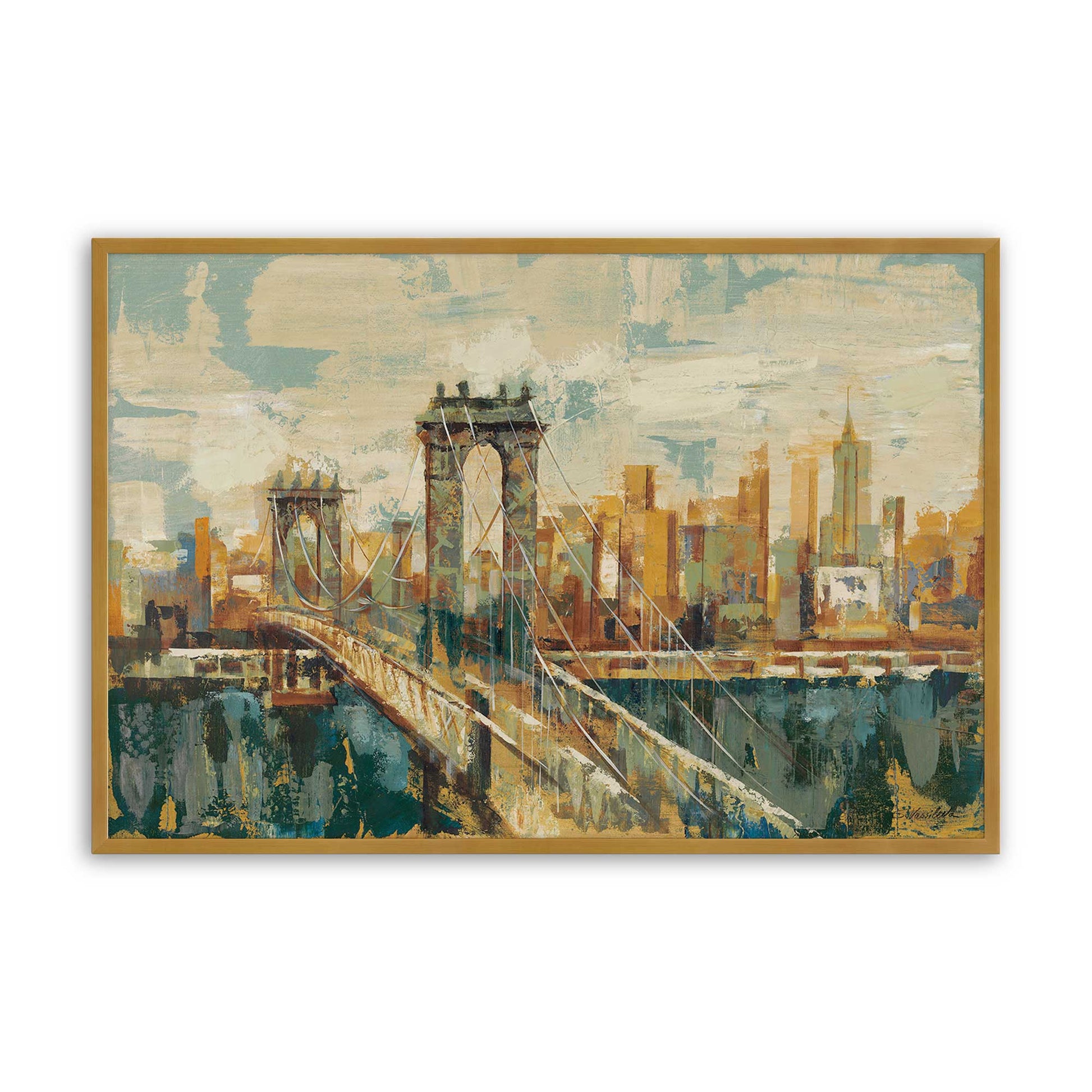 [Color:Polished Gold], Picture of art in a Polished Gold frame