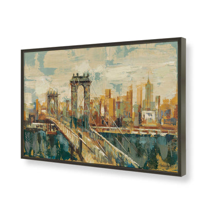 [Color:Satin Black], Picture of art in a Satin Black frame of the corner
