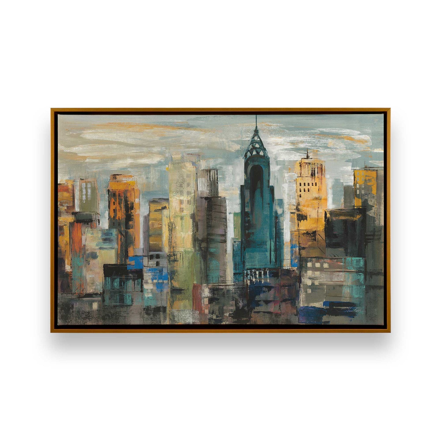 [Color:Polished Gold], Picture of art in a Polished Gold frame