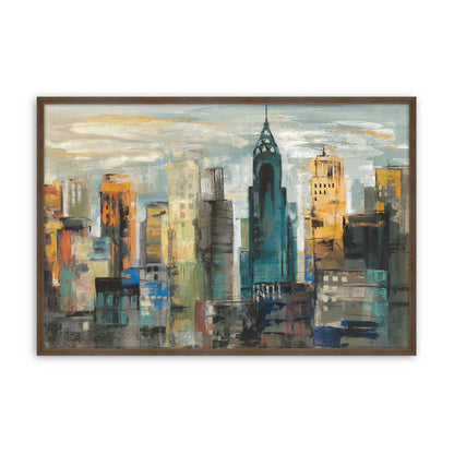 [Color:Walnut], Picture of art in a Walnut frame