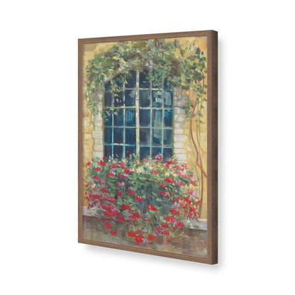 [Color:Walnut], Picture of art in a Walnut frame of the corner