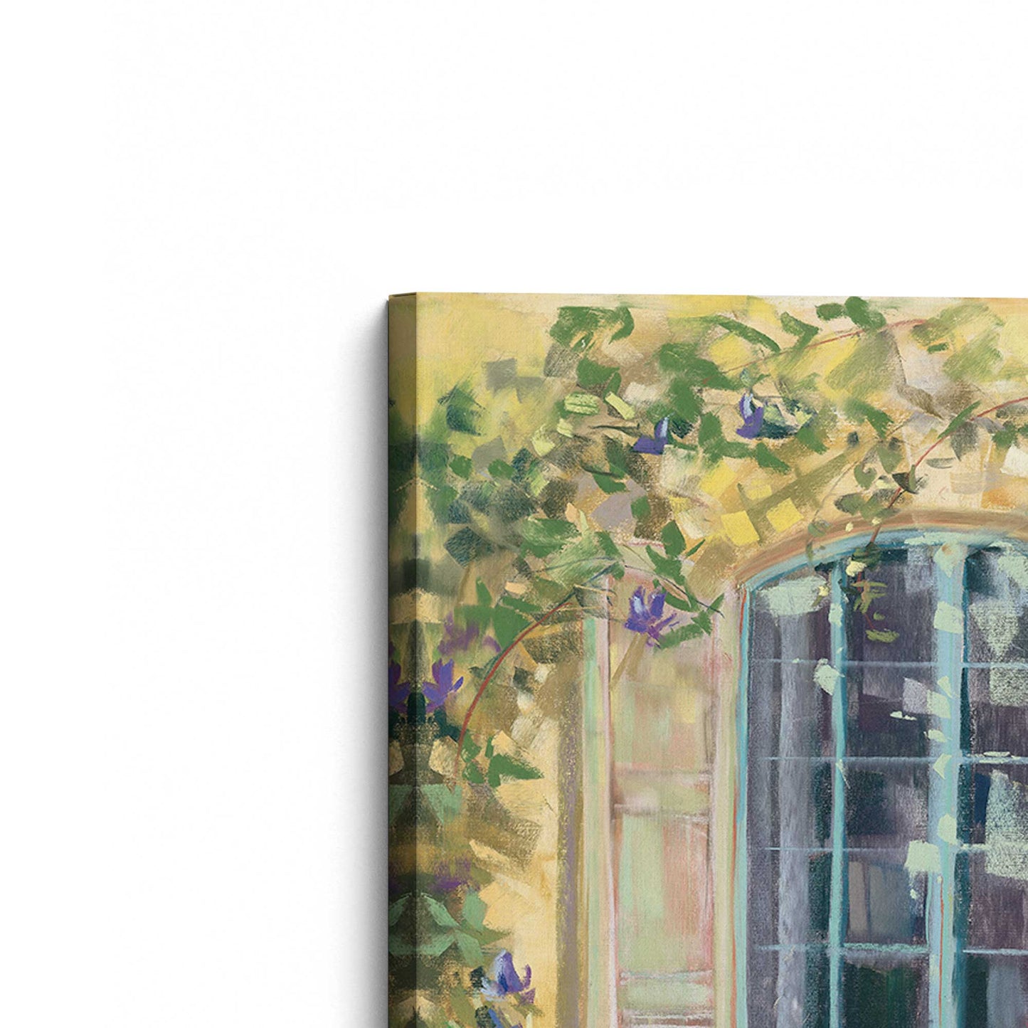 [Color:Stretched Canvas], Picture of the corner of the art