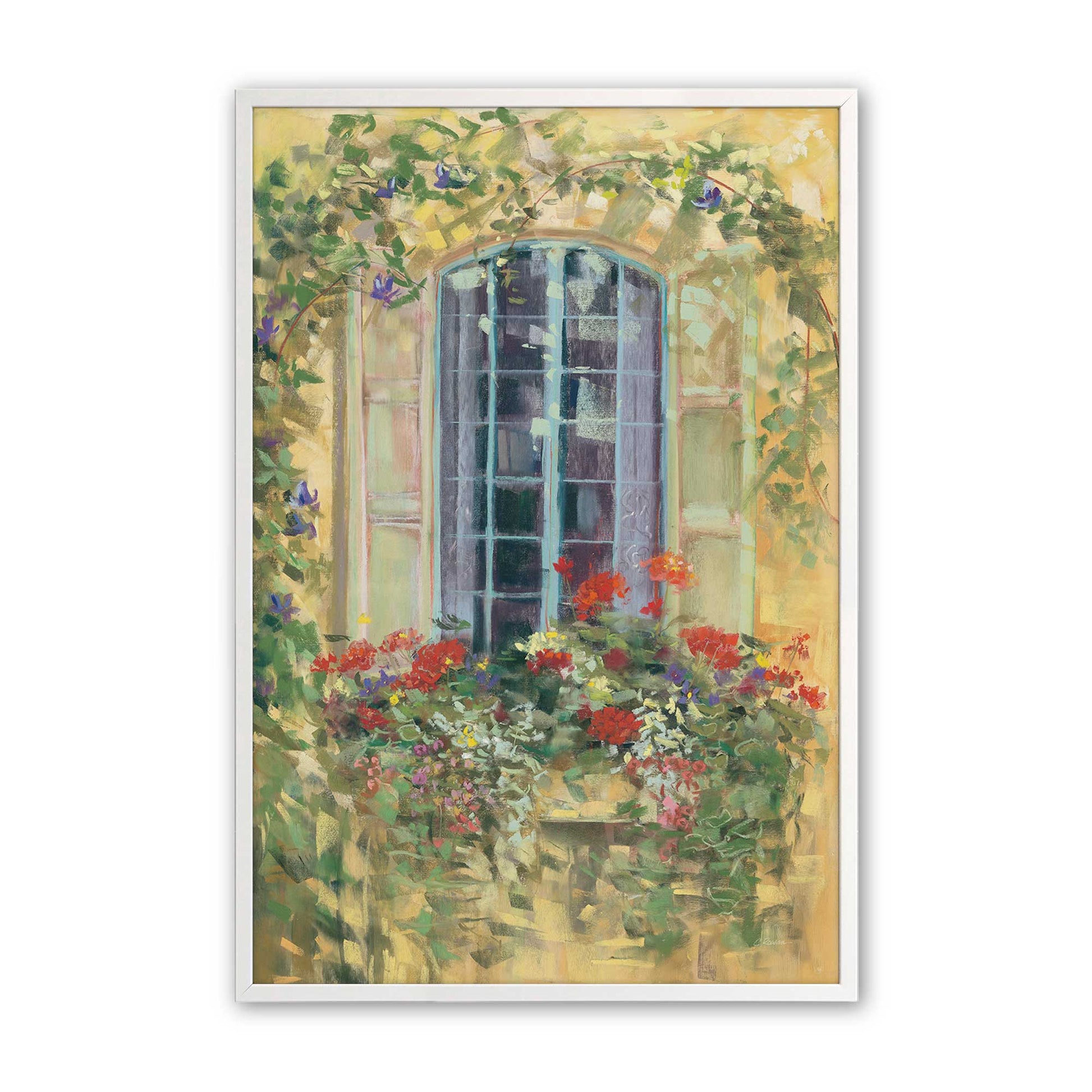 [Color:Opaque White], Picture of art in a Opaque White frame