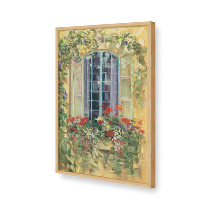 [Color:American Maple], Picture of art in a American Maple frame of the corner