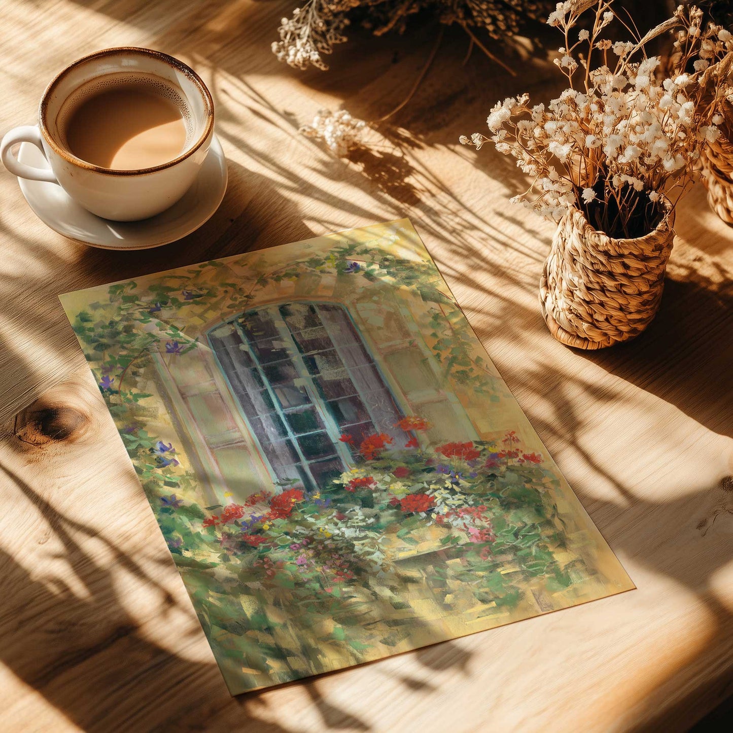 [Color:Rolled Print], Picture of close up of art