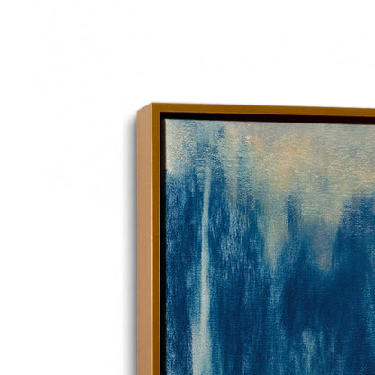 [Color:Polished Gold], Picture of art in a Polished Gold frame at an angle