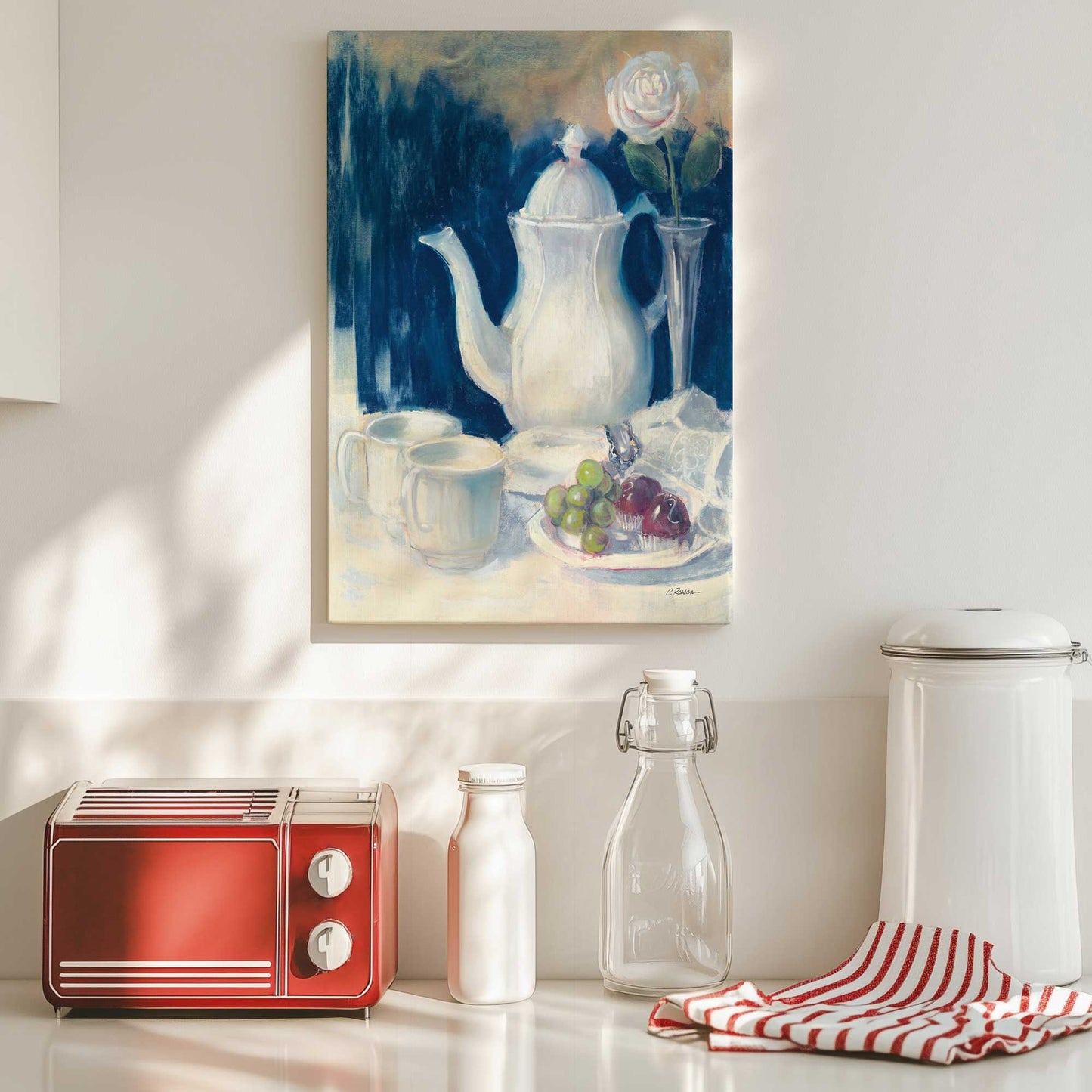 Picture of art in a room