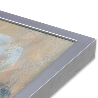 [Color:Polished Chrome], Picture of art in a Polished Chrome frame at an angle