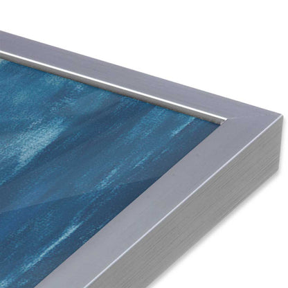 [Color:Polished Chrome], Picture of art in a Polished Chrome frame at an angle