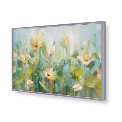 [Color:Polished Chrome], Picture of art in a Polished Chrome frame of the corner