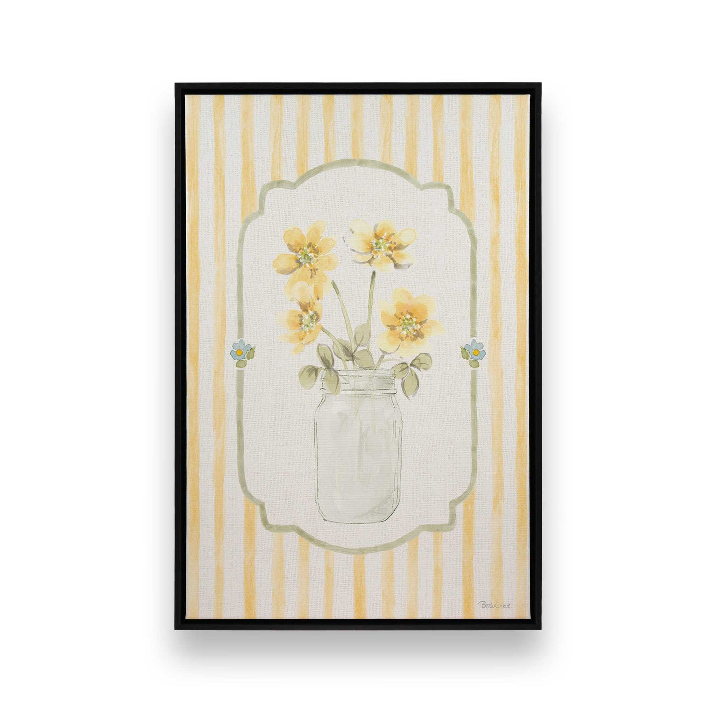 [Color:Satin Black], Picture of art in a Satin Black frame