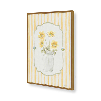 [Color:Polished Gold], Picture of art in a Polished Gold frame of the corner