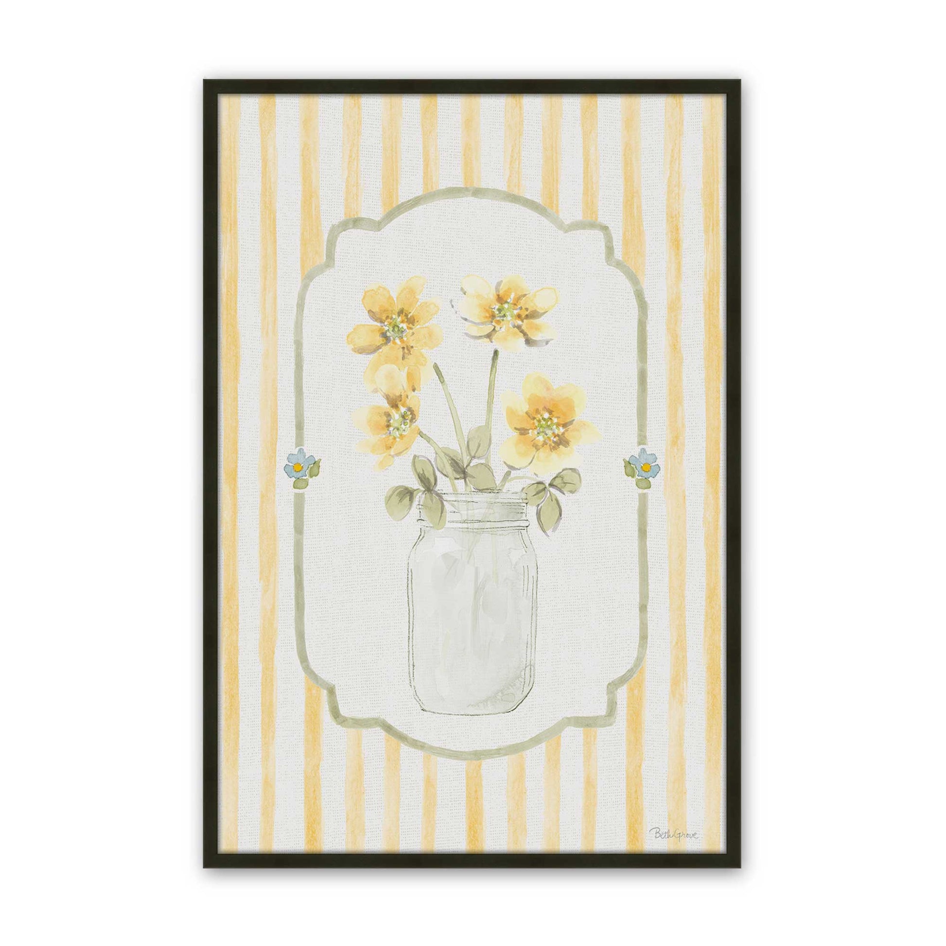 [Color:Satin Black], Picture of art in a Satin Black frame