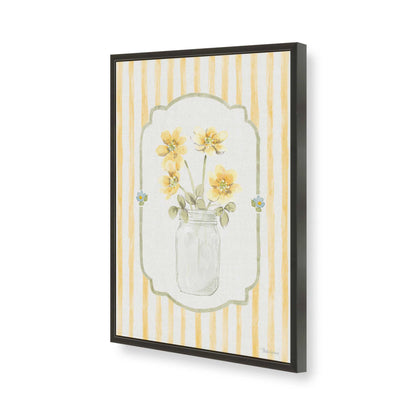 [Color:Satin Black], Picture of art in a Satin Black frame of the corner