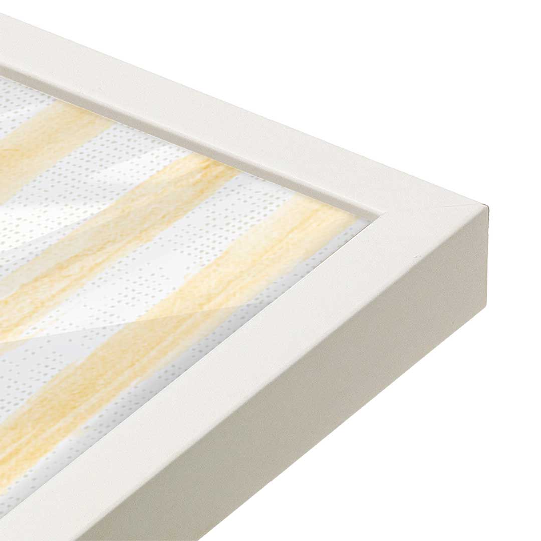 [Color:Opaque White], Picture of art in a Opaque White frame at an angle