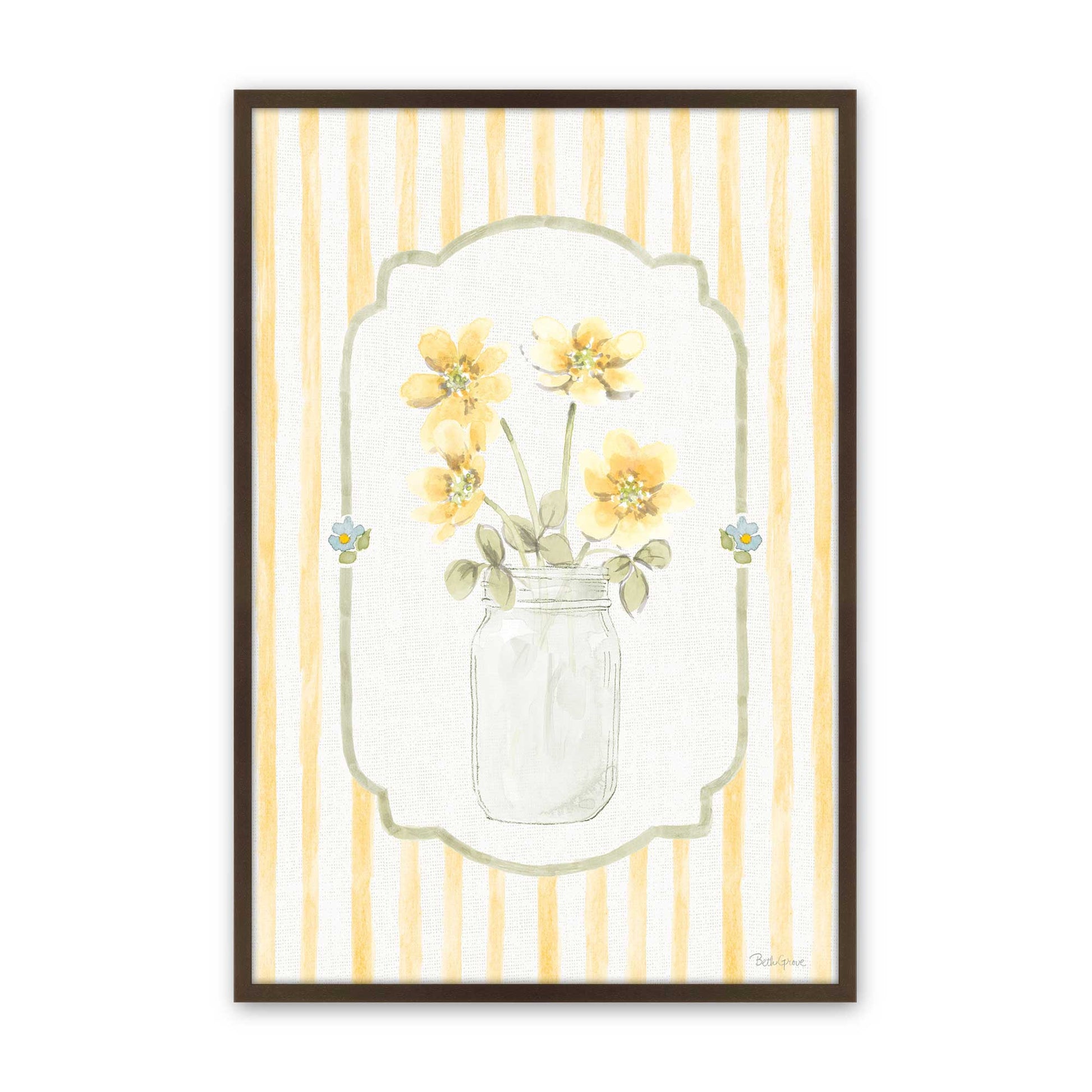 [Color:Belvinder Brown], Picture of art in a Belvinder Brown frame
