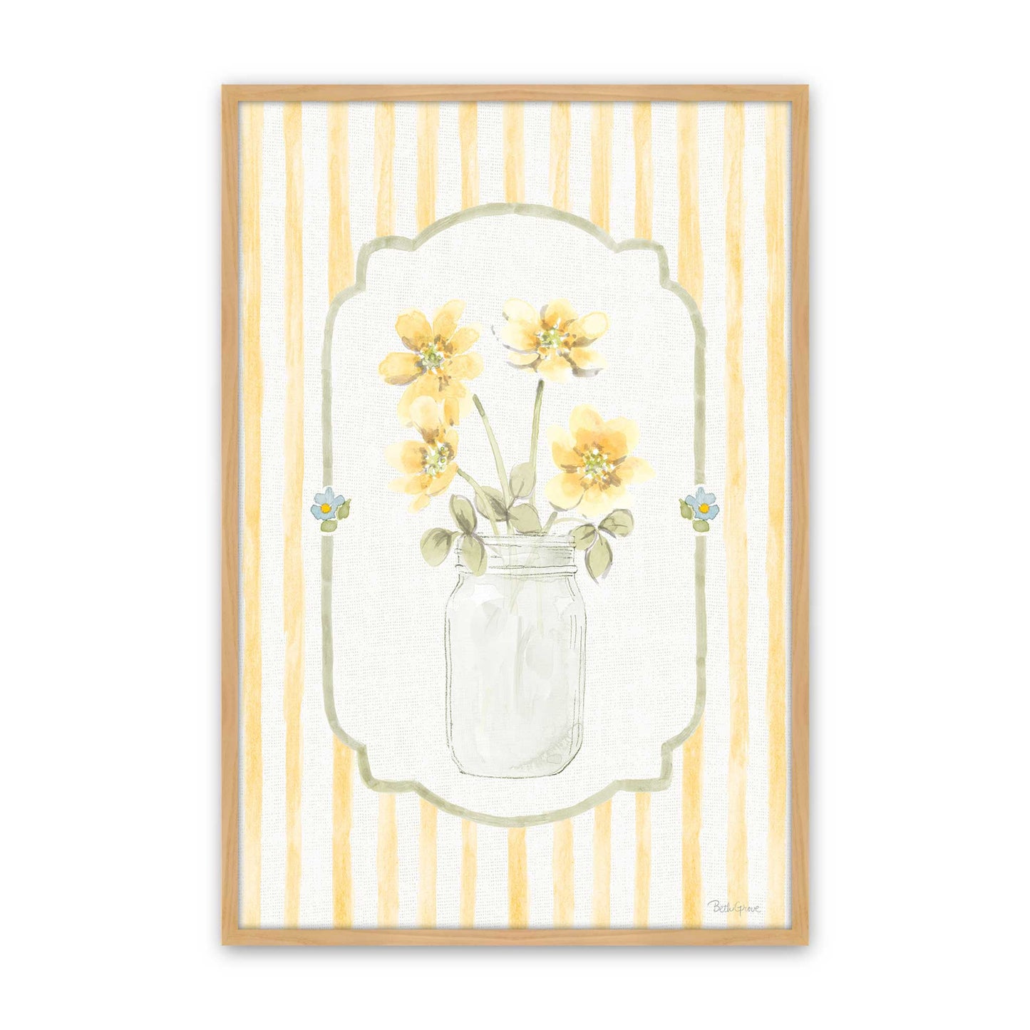 [Color:American Maple], Picture of art in a American Maple frame