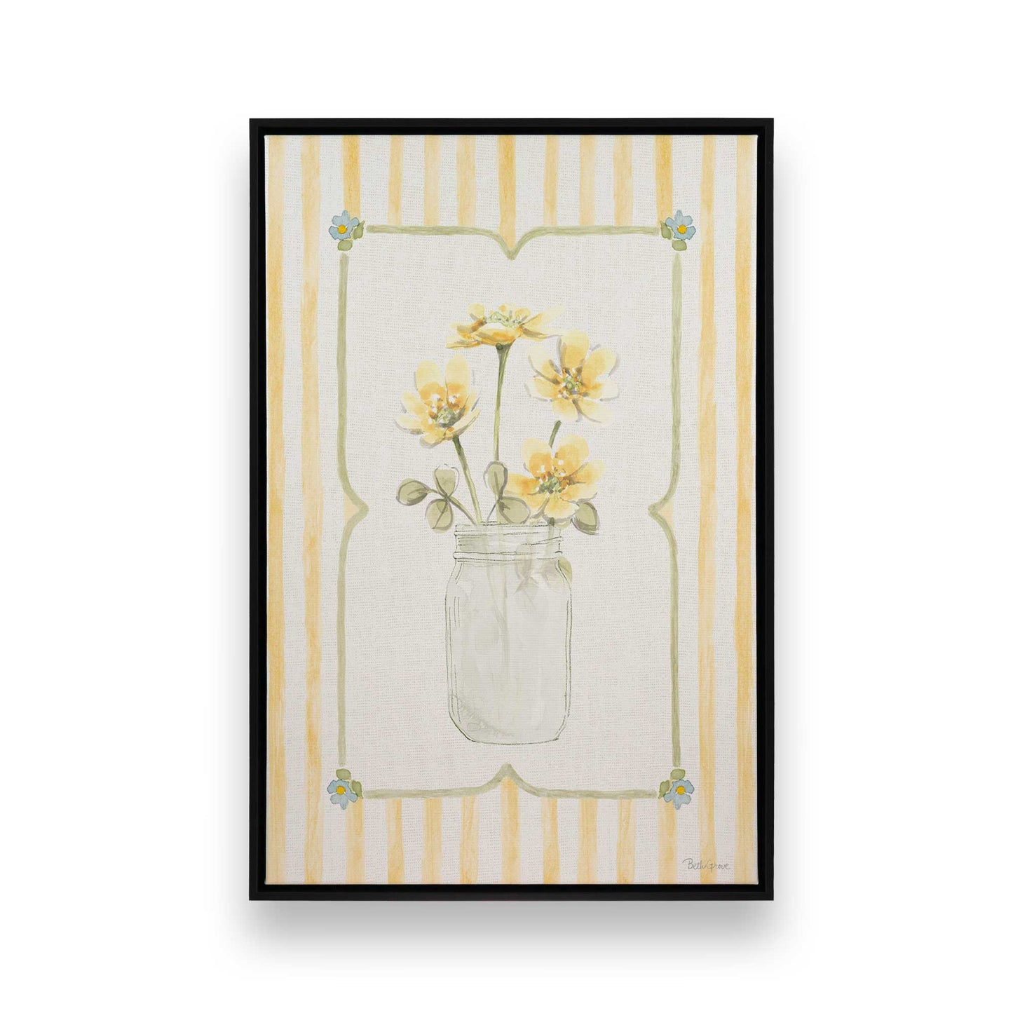 [Color:Satin Black], Picture of art in a Satin Black frame