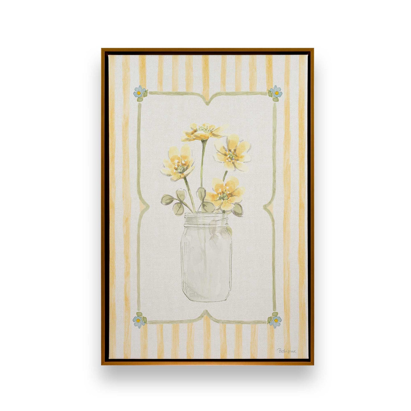 [Color:Polished Gold], Picture of art in a Polished Gold frame