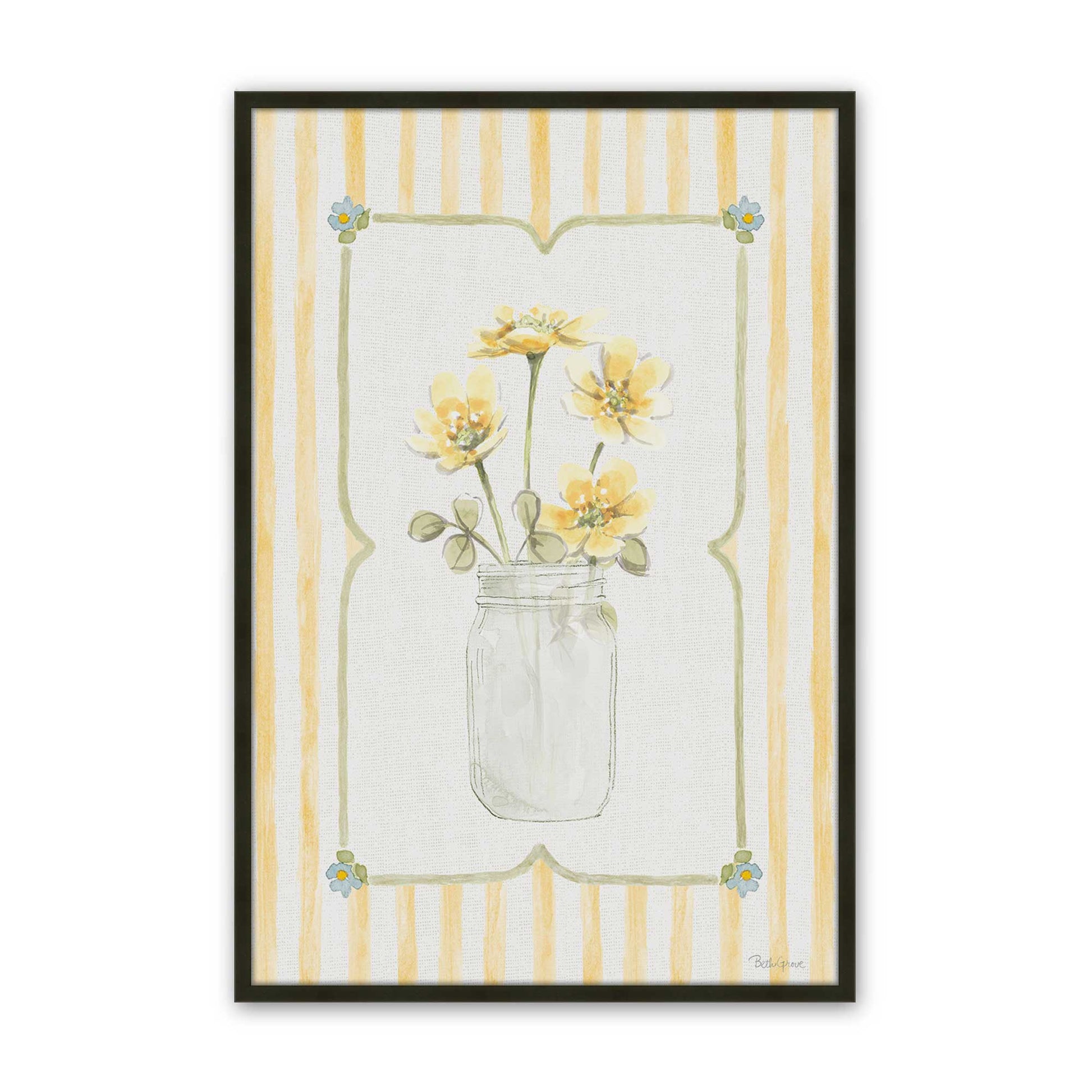 [Color:Satin Black], Picture of art in a Satin Black frame