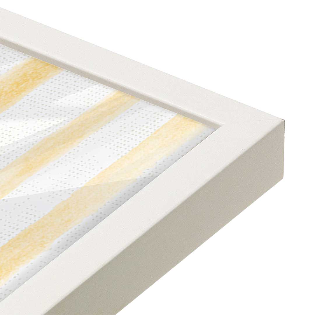 [Color:Opaque White], Picture of art in a Opaque White frame at an angle