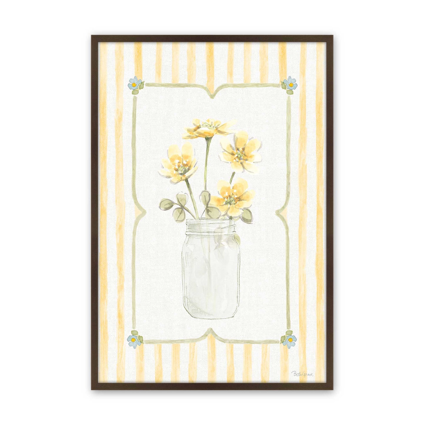 [Color:Belvinder Brown], Picture of art in a Belvinder Brown frame