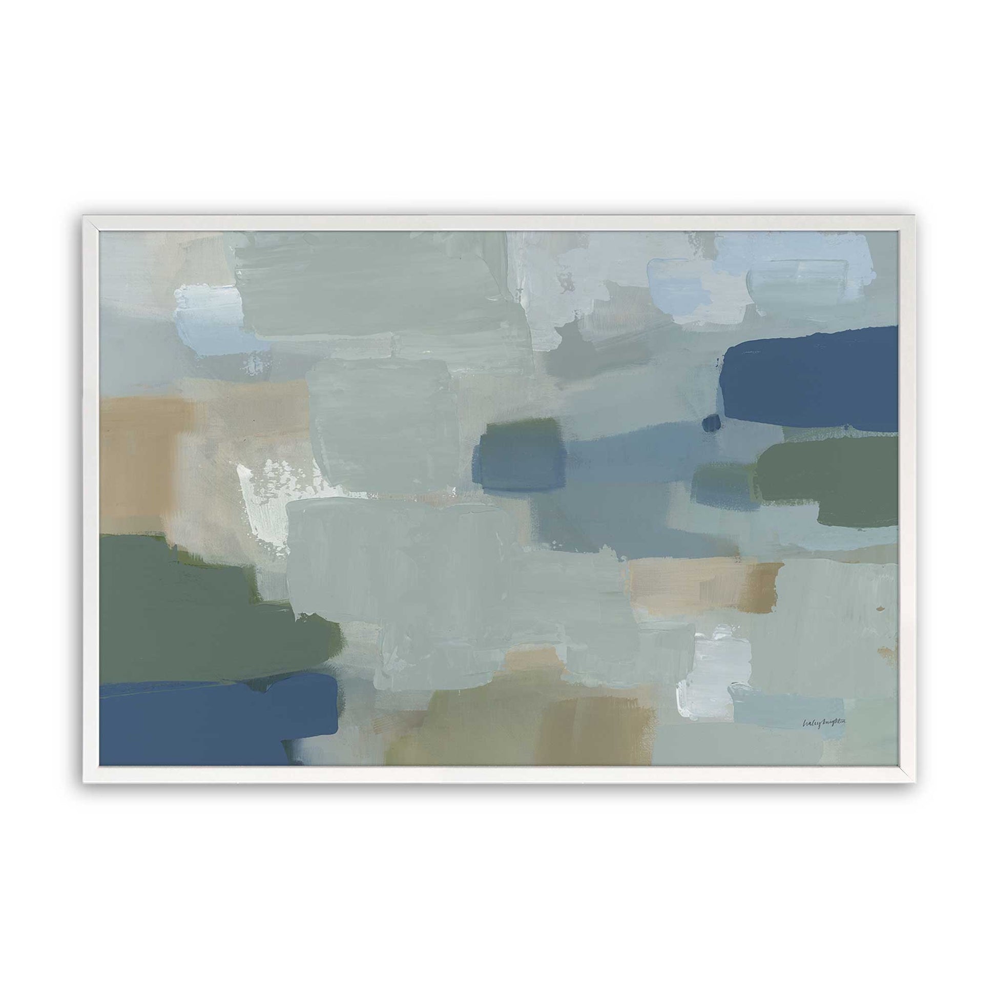 [Color:Opaque White], Picture of art in a Opaque White frame