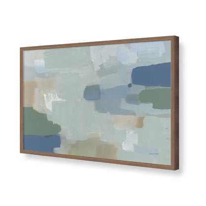 [Color:Walnut], Picture of art in a Walnut frame of the corner