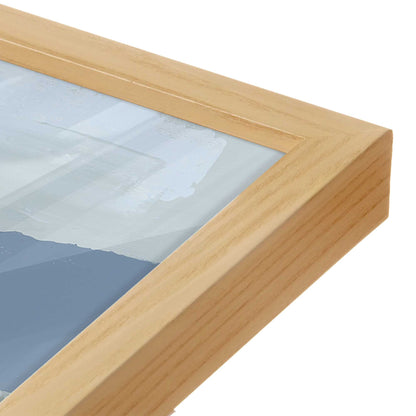 [Color:American Maple], Picture of art in a American Maple frame at an angle