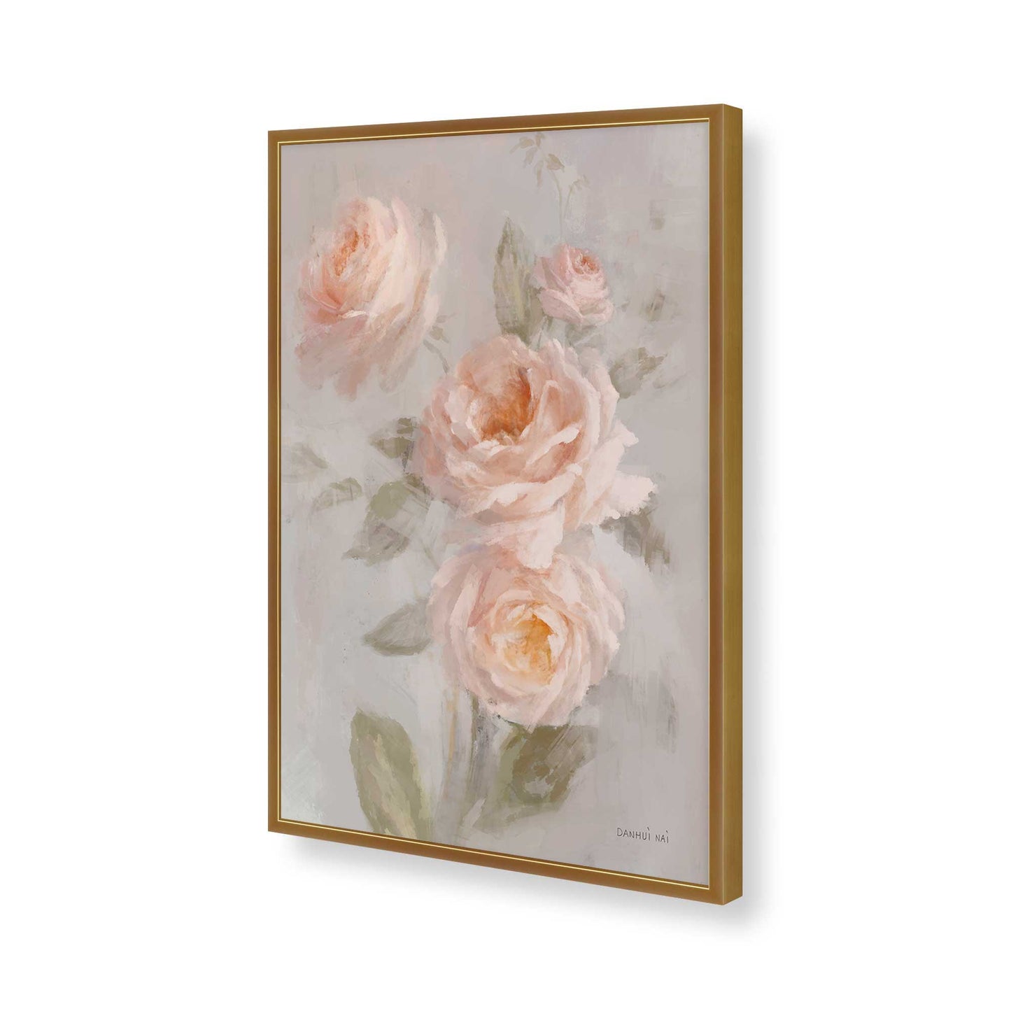 [Color:Polished Gold], Picture of art in a Polished Gold frame of the corner