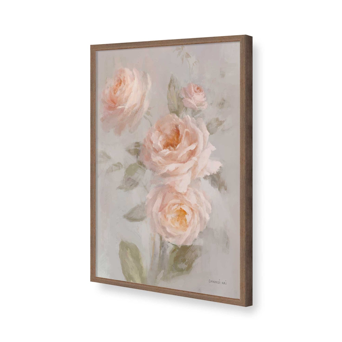 [Color:Walnut], Picture of art in a Walnut frame of the corner