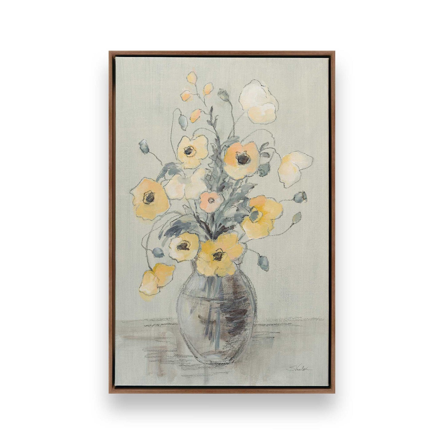[Color:Walnut], Picture of art in a Walnut frame