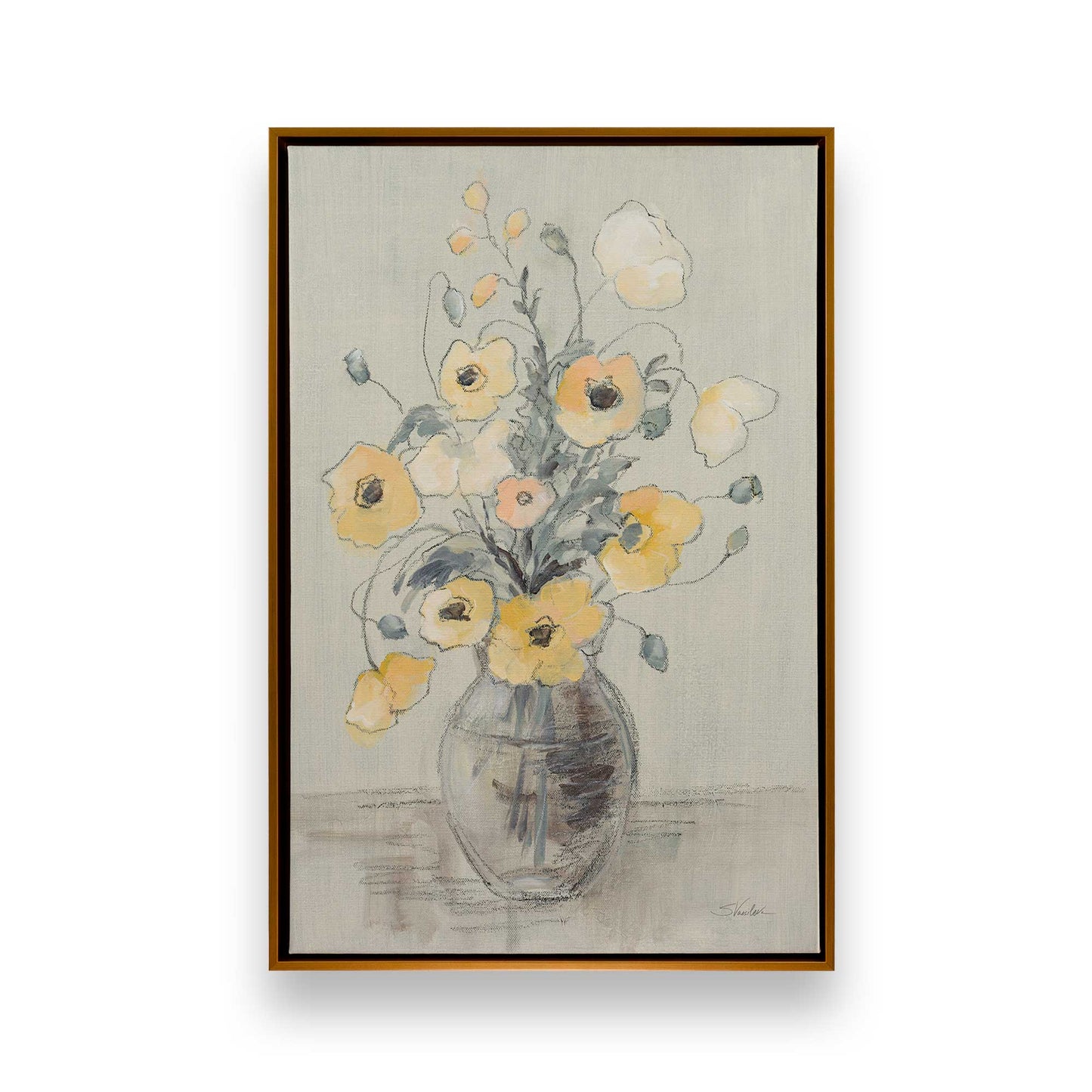 [Color:Polished Gold], Picture of art in a Polished Gold frame