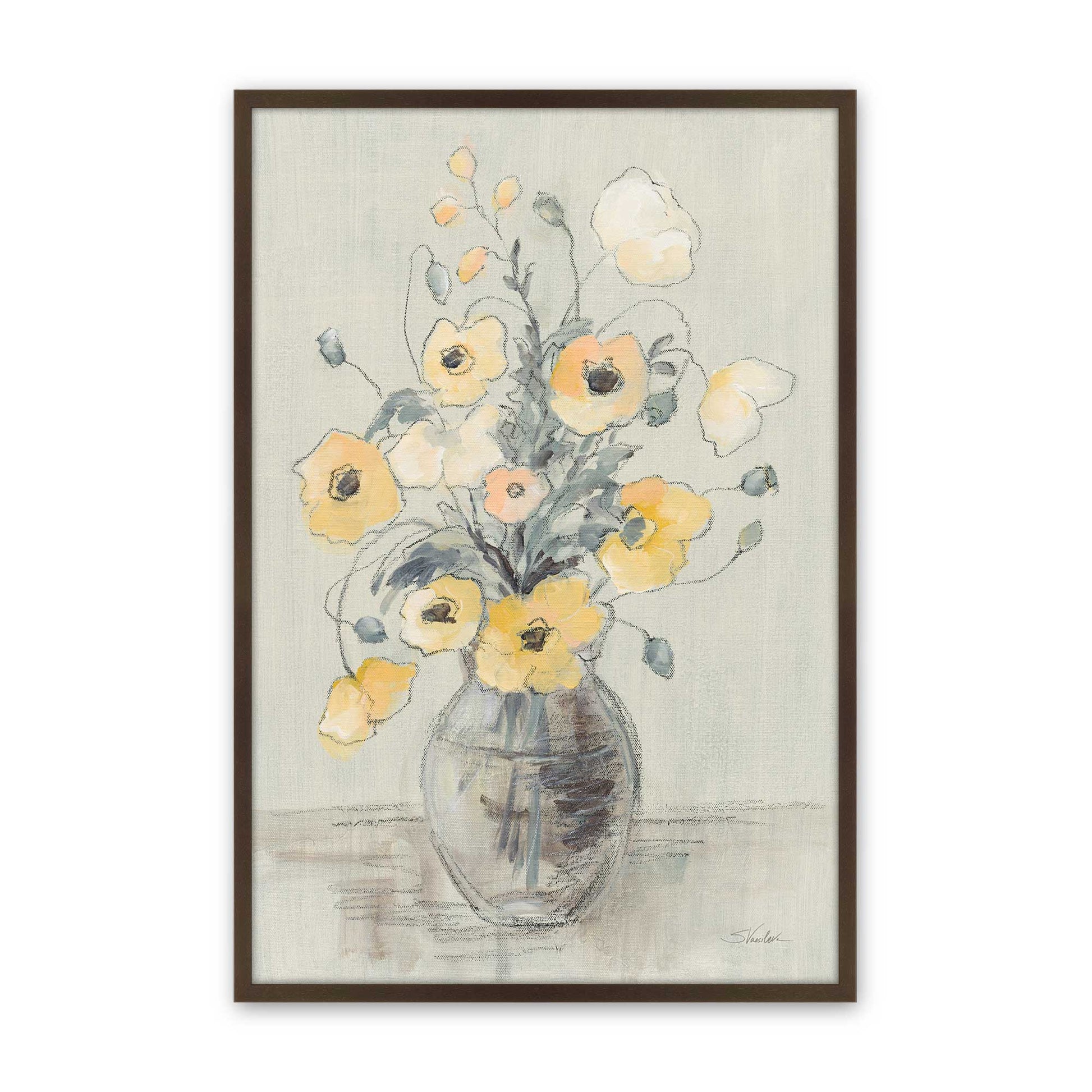 [Color:Belvinder Brown], Picture of art in a Belvinder Brown frame