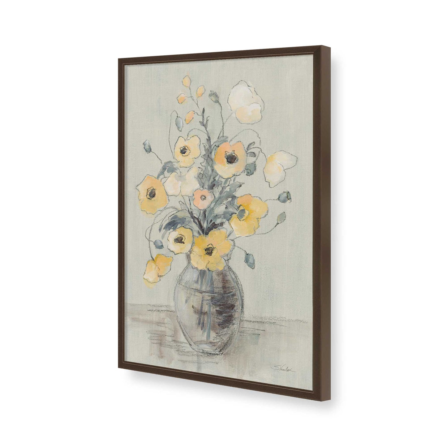 [Color:Belvinder Brown], Picture of art in a Belvinder Brown frame of the corner