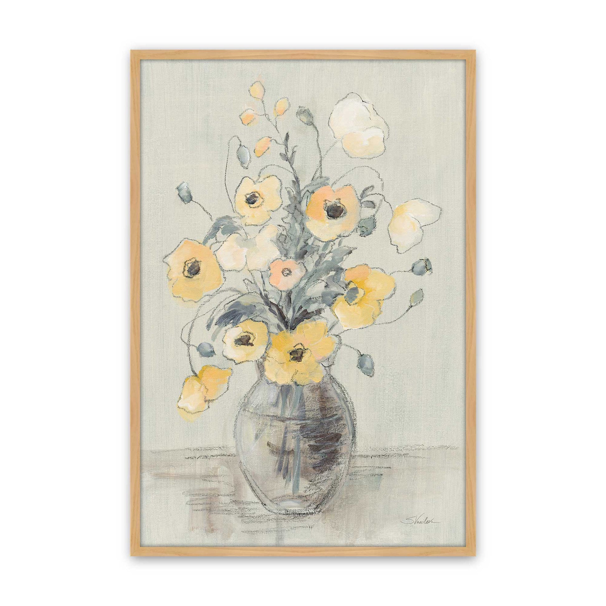 [Color:American Maple], Picture of art in a American Maple frame