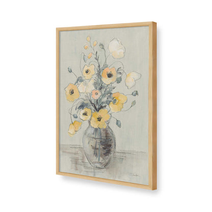 [Color:American Maple], Picture of art in a American Maple frame of the corner