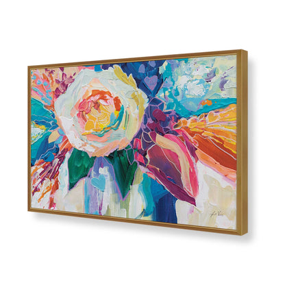 [Color:Polished Gold], Picture of art in a Polished Gold frame of the corner
