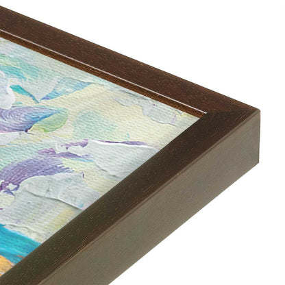 [Color:Belvinder Brown], Picture of art in a Belvinder Brown frame at an angle