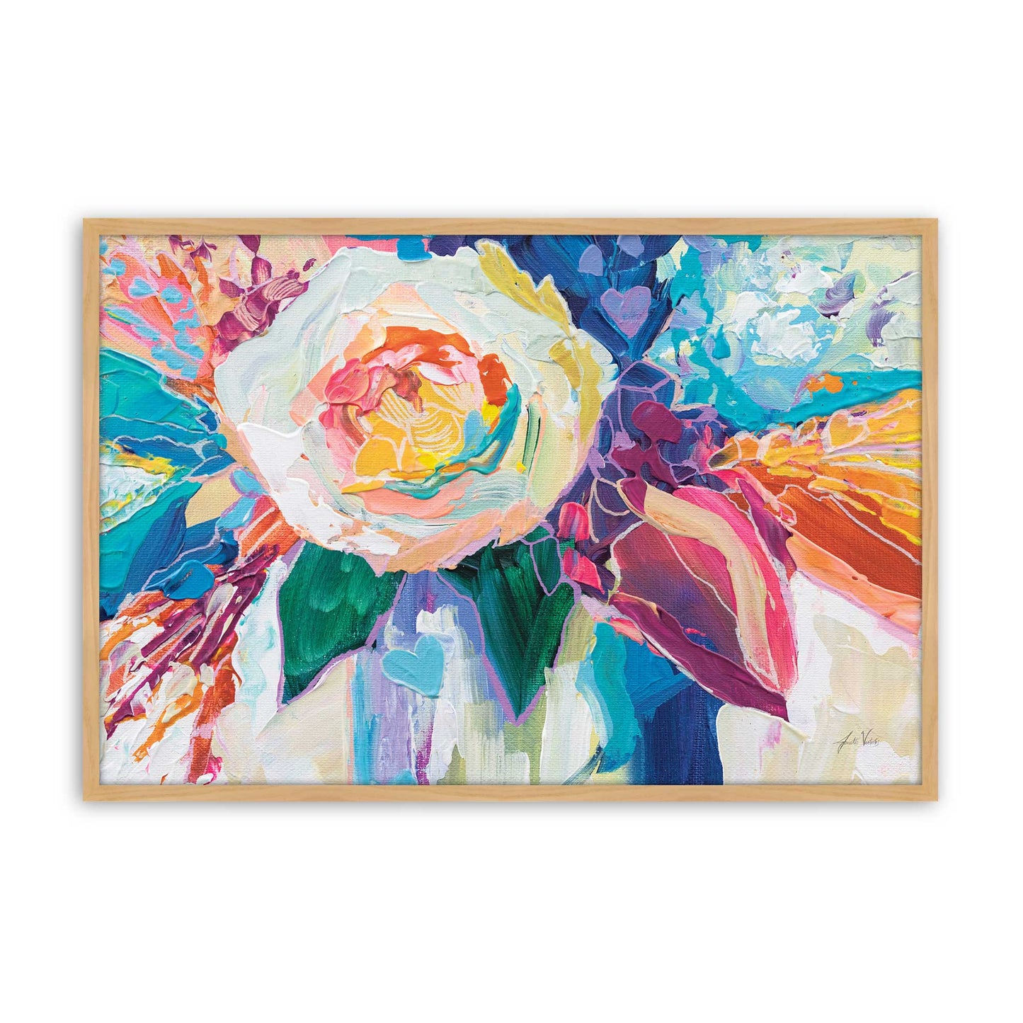 [Color:American Maple], Picture of art in a American Maple frame