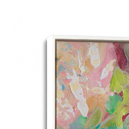 [Color:Opaque White], Picture of art in a White frame at an angle