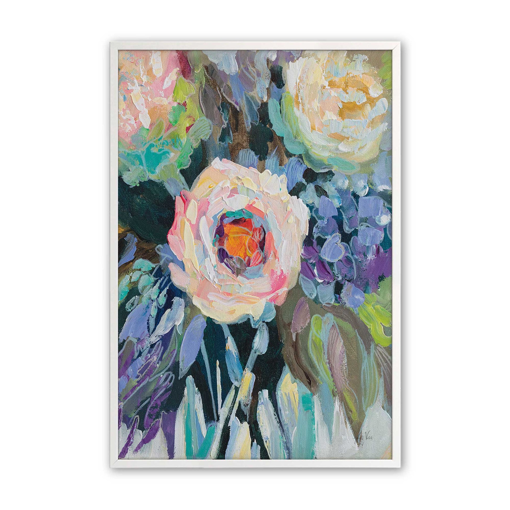 [Color:Opaque White], Picture of art in a Opaque White frame